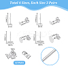 925 Sterling Silver Flat Pad Stud Earring Findings STER-PH0002-77-2