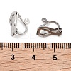 Stainless Steel Clip-on Earring Findings STAS-XCP0001-85-4