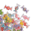 30Pcs 6 Color Plastic with Resin and Polymer Clay Accessories KY-CJ0001-35-7