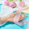 2Rolls Polyester Hot-fix Rhinestone Raw Edges Ribbon OCOR-TA0003-95D-6