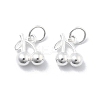 925 Sterling Silver Cherry Charms STER-D302-09S-1