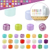 DIY Column Baking Paint Glass Seed Beads Bracelets Making Kits SEED-FS0001-39-5