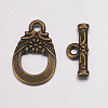 Tibetan Style Alloy Toggle Clasps LS-MAC2014-NF-2