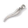 Non-Tarnish 304 Stainless Steel Pendants STAS-Z075-14P-2