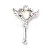 Rack Plating Alloy Pendants FIND-I039-009P-01-1