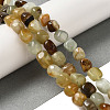 Natural Xiuyan Jade Beads Strands G-B078-D19-01-2