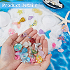 35Pcs 35 Styles Translucent Resin Sea Animal Decoden Cabochons RESI-FH0001-63-3