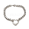 202 Stainless Steel Chain Bracelet STAS-A100-15P-1
