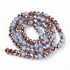Electroplate Glass Beads Strands EGLA-A034-J4mm-N06-2