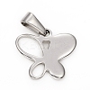 Tarnish Resistant 304 Stainless Steel Pendants STAS-I136-20P-1