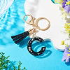 1Pc Resin Letter Keychains KEYC-TADJ0001-09C-4