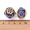 Handmade Resin Indonesia Beads IPDL-S054-008A-02KCG-3