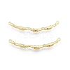 Brass Connector Charms KK-C006-26G-1