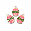 Alloy Enamel Pendants ENAM-S115-156-1