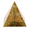 Orgonite Pyramid Resin Energy Generators DJEW-C019-01F-1