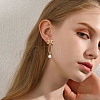 Brass Stud Earring Findings & Open Jump Rings KK-HS0001-79-6