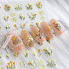 6 Sheets 6 Styles Tulip Pattern Self Adhesive PET Nail Art Stickers Decals MRMJ-SP0001-20-5