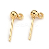 304 Stainless Steel Ball Post Stud Earring Findings LS-X-STAS-Z035-01G-E-1