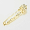 Alloy Glass Rhinestones Brooches LS-JEWB-G001-18-1