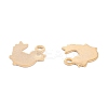 201 Stainless Steel Charms STAS-B001-41G-2