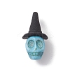Synthetic Turquoise Dyed Pendants X1-PALLOY-TA00114-2