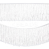 1 Yard Polyester Lace Ribbon with Glass Beads Tassel OCOR-NB0002-13C-1