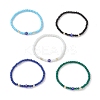 Glass & Lampwork Beaded Stretch Bracelets for Women BJEW-JB13226-2