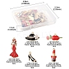 24Pcs 6 Styles Alloy Enamel Pendants ENAM-FS0002-70-4