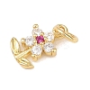 Brass Micro Pave Cubic Zirconia Pendants LS-KK-H525-05B-G-2