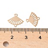 Brass Laser Cut Hollow Connector Charms KK-K277-12KCG-3