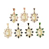 Religion Brass Pave Cubic Zirconia Pendants CU-CBA83A6-01B-G-1
