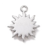 Non-Tarnish 304 Stainless Steel Pendants LS-STAS-A063-16P-2