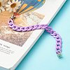 Opaque Acrylic Curb Chain Phone Case Chain HJEW-JM00512-02-2