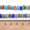 Handmade Millefiori Glass Beads LAMP-D006-01-4