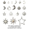 100G Tibetan Style Alloy Pendants TIBE-YW0001-07-3