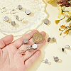 16Pcs 4 Styles Brass & 304 Stainless Steel Cuff Earrings EJEW-HS0001-18P-3