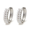 Brass ABS Imitation Pearl Hoop Earrings EJEW-M082-04P-2