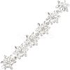 1Pc Shiny Flower Crystal Rhinestone Trim DIY-FG0003-37-1