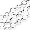 Tarnish Resistant 661 Stainless Steel Mother-son Chains X-CHS-T005-03P-1