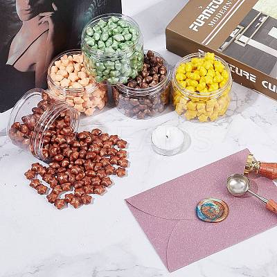 Sealing Wax Particles Kits for Retro Seal Stamp DIY-CP0003-54T-1