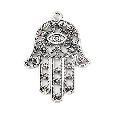 Tibetan Style Alloy Pendants TIBEP-ZN60334-AS-FF-1