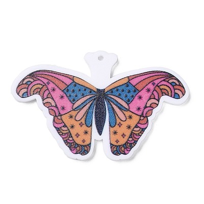 Opaque Resin Pendants CRES-D012-04A-1