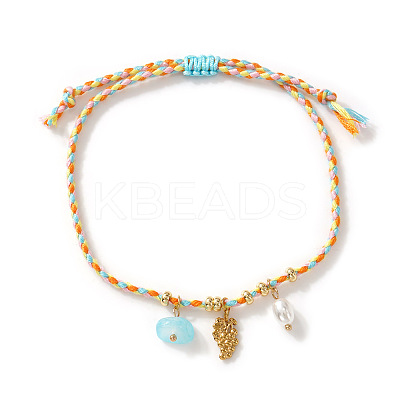 Bohemian 304 Stainless Steel Grape Charm Bracelets LS-SN9746-4-1