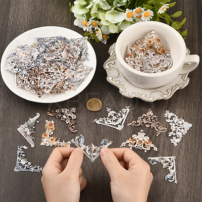 6 Sets 6 Colors Corncer Themes Paper Stickers DIY-SP0005-61-1