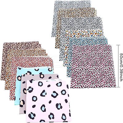Printed Leopard Print Pattern Fabric AJEW-FG0001-16-1