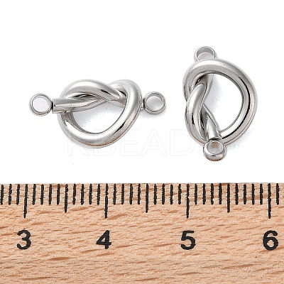 Non-Tarnish 304 Stainless Steel Connector Charms STAS-G338-04P-1