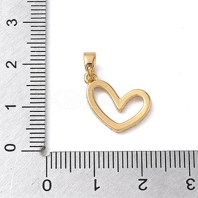 Brass Micro Pave Cubic Zirconia Pendants KK-C140-05D-G-1