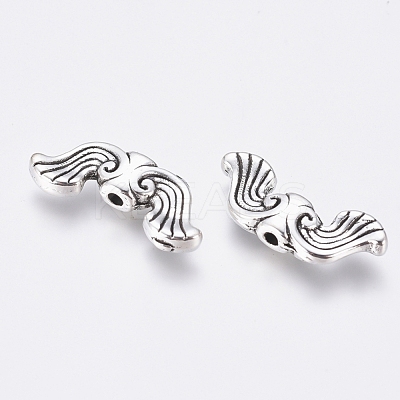 Tibetan Style Alloy Beads TIBEB-EA9130Y-FF-1