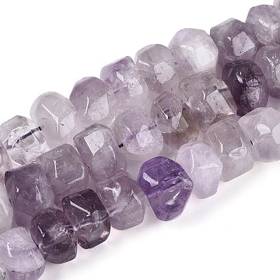Natural Amethyst Beads Strands G-N347-17A-03-1