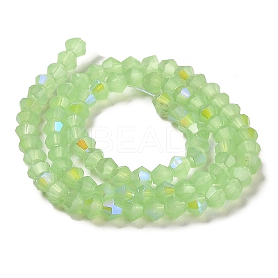 Imitation Jade Electroplate Glass Beads Strands LS-GLAA-F029-J4mm-D01-1